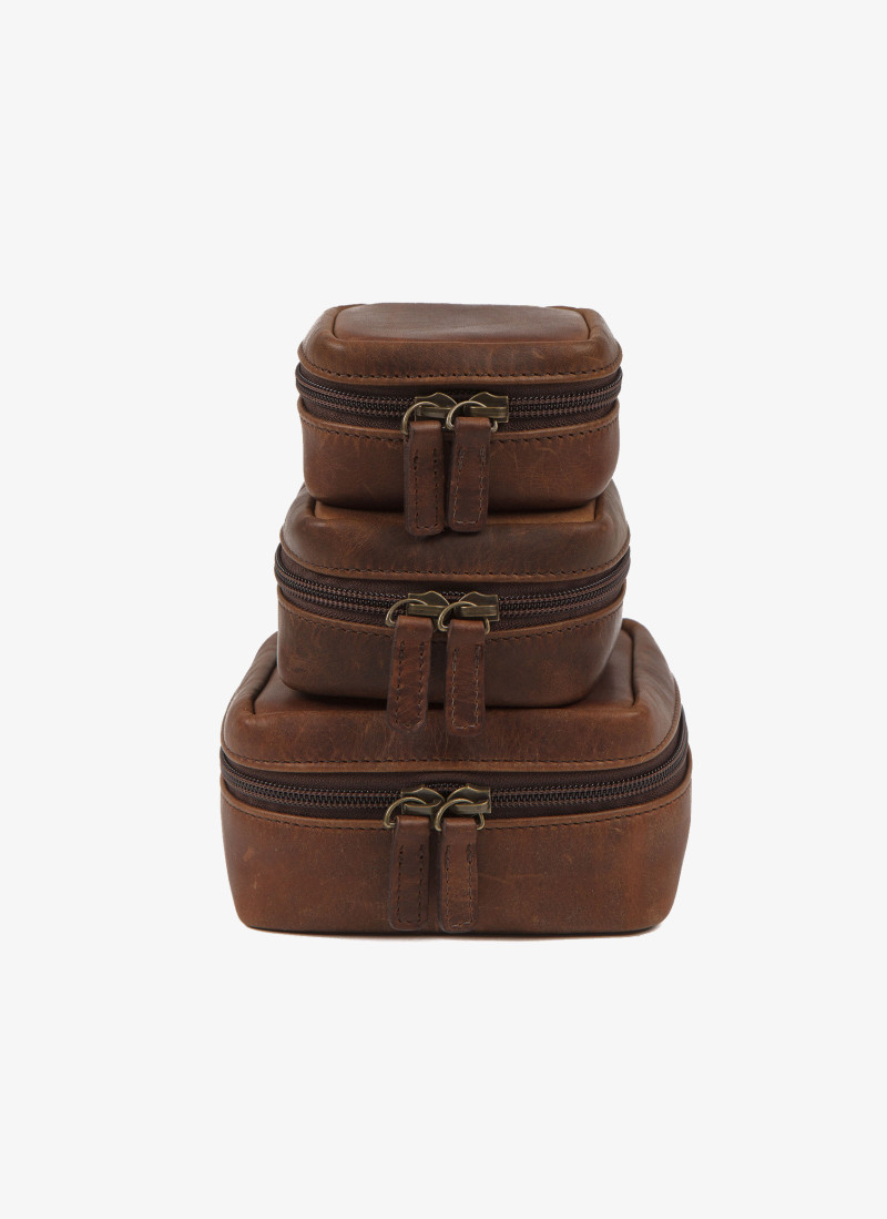 Leather Travel Pouch | Stylish & Functional | Moore & Giles